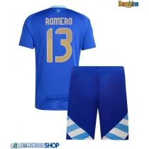 Maglie da calcio Argentina Cristian Romero #13 Seconda Maglia Bambino Copa America 2024 Manica Corta (+ Pantaloni corti)